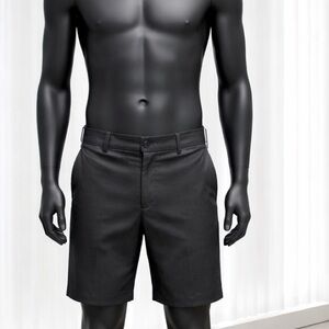 George dark gray Flat-Front Men's Shorts